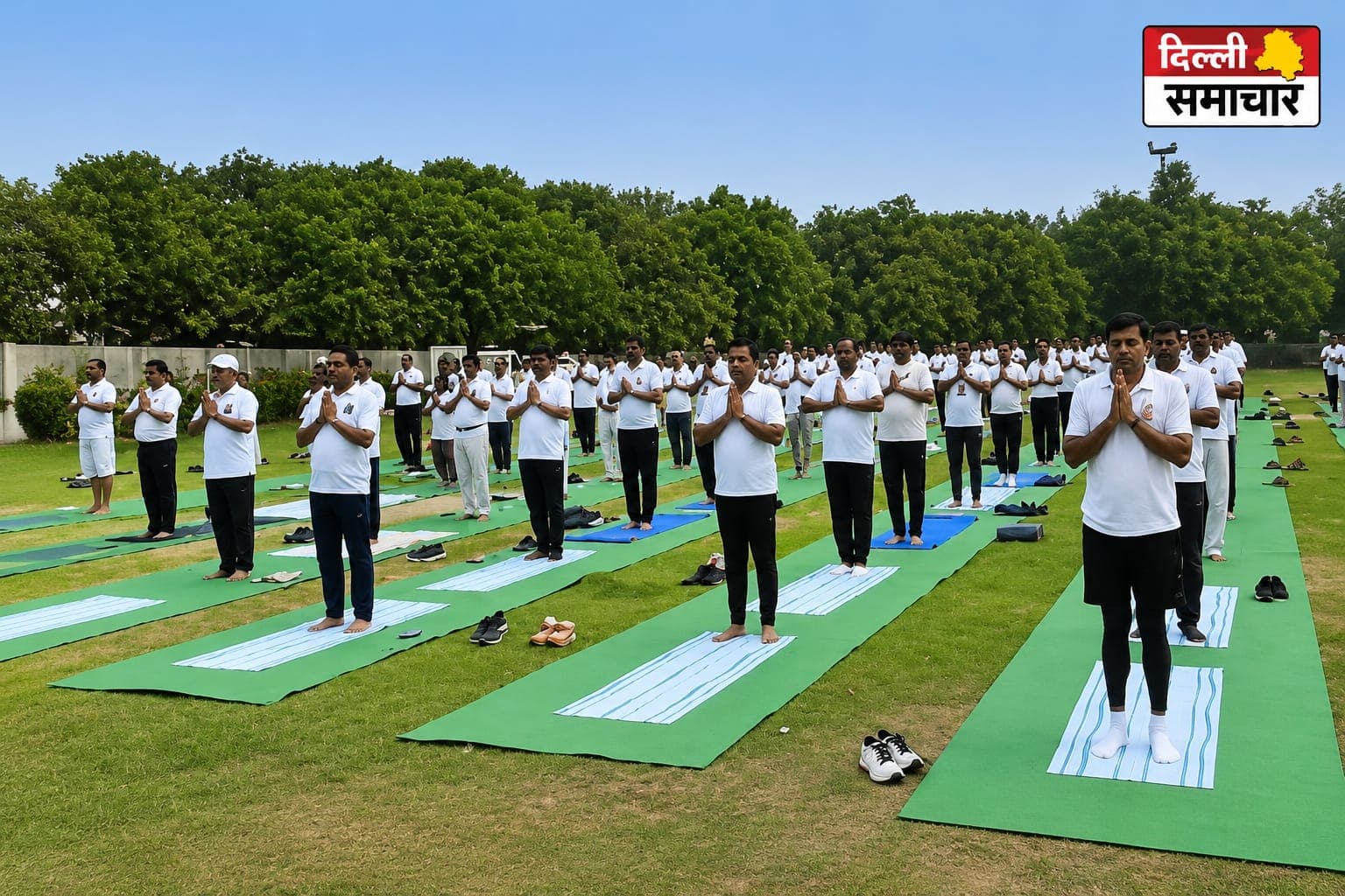 Yoga Day : अंतर्राष्ट्रीय योग दिवस 2026: रोहिणी जिला पुलिस ने उत्साह के साथ मनाया योग महोत्सव