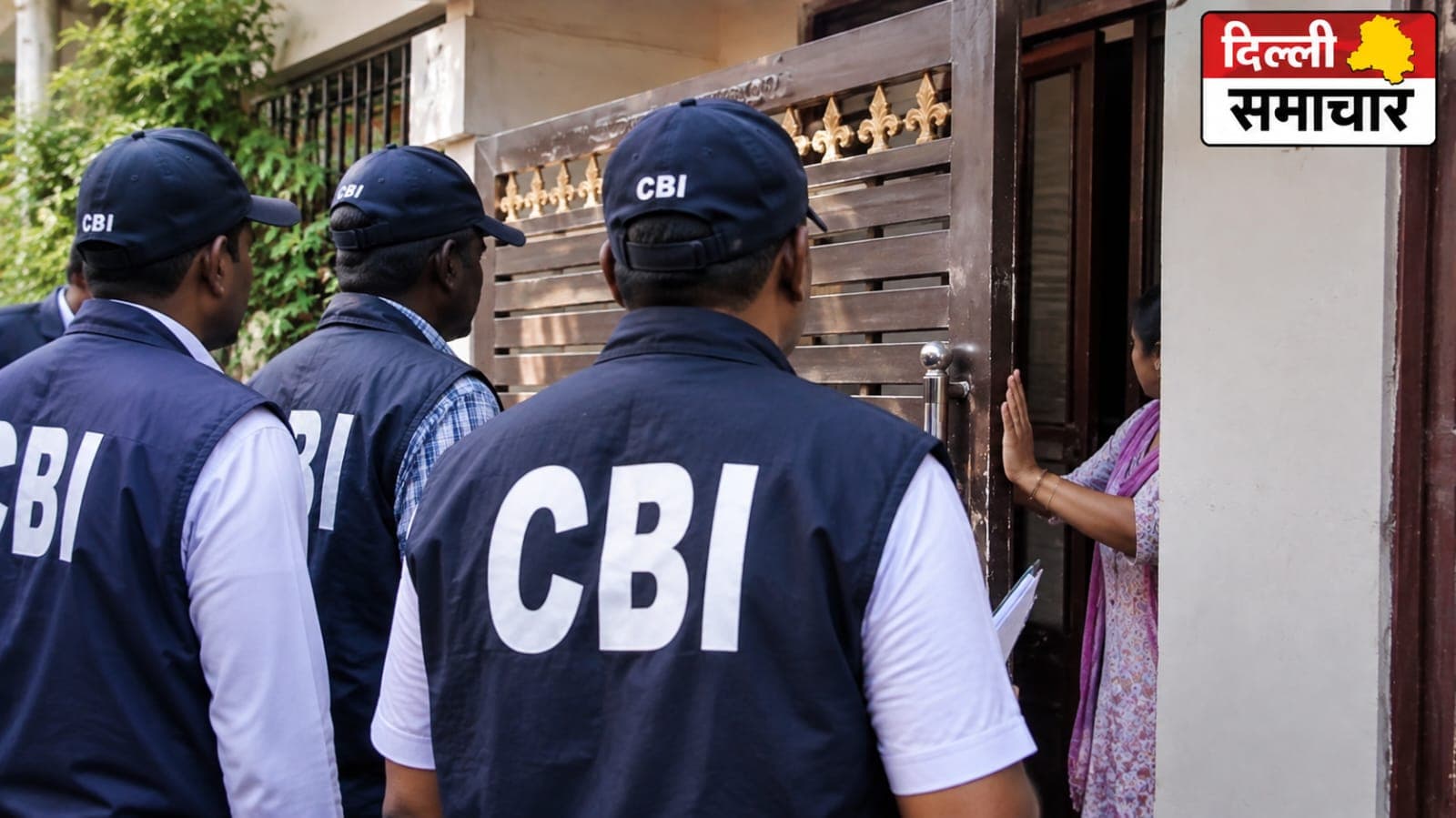Delhi : दिल्ली में CBI बनकर पहुंचे 10 संदिग्ध, महिला ने नहीं खोला गेट! Video