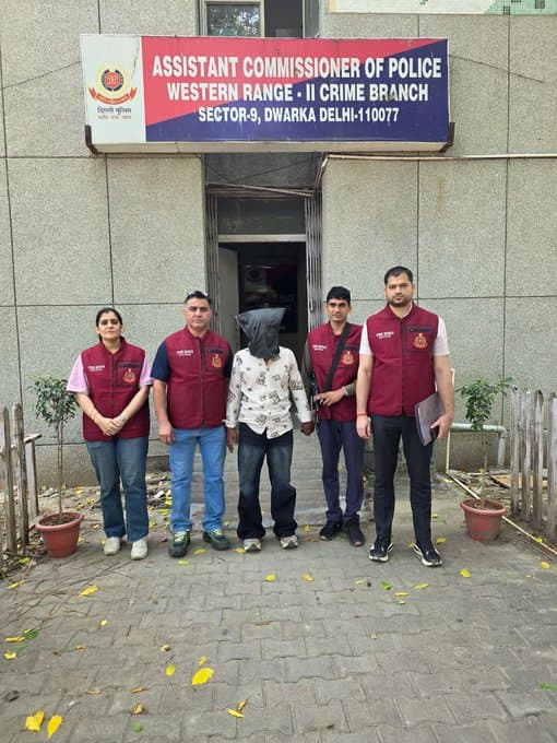 Delhi : पालम में अवैध हथियारों के साथ आरोपी गिरफ्तार, 2 देशी पिस्तौल और कारतूस बरामद