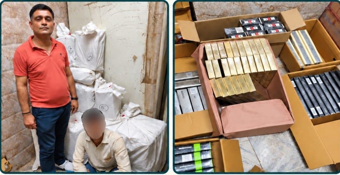 Delhi : खारी बावली में STF की बड़ी कार्रवाई, 78,800 अवैध विदेशी सिगरेट बरामद, एक आरोपी पकड़ा